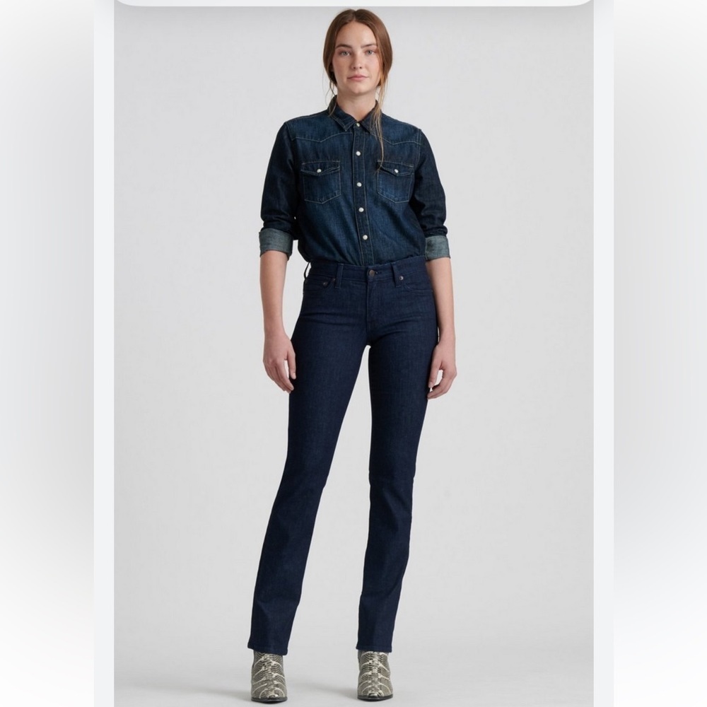 Lucky Brand Sweet Jean -Dark Wash-EUC-Sz29x32-Bootcut -Straight😍☀️ - Picture 9 of 13